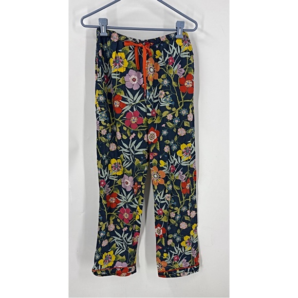 Bedhead 100% cotton, colorful Floral Print Pajama Pants Drawstring & pockets M - Picture 1 of 10
